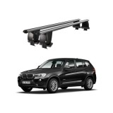 Bare transversale aluminiu pentru BMW X3 F25 2010-2017, plafon neted
