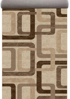 Traversa Covor Daffi 13151 Latime 80 cm - 80x600, Bej foto