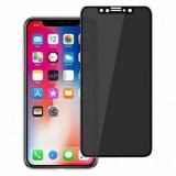 Folie de sticla 5D Apple iPhone X Privacy Glass , folie securizata duritate 10H, MyStyle