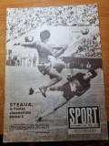 sport octombrie 1985-doina melinte,e. szabo,d.silivas,steaua bucuresti,u.craiova