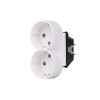 Modul Priza Dubla LUXION Pentru Doza Simpla SmartElectro IntelligentHouse