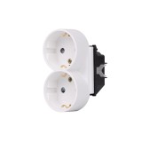 Modul Priza Dubla LUXION Pentru Doza Simpla SmartElectro IntelligentHouse