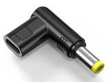Cumpara ieftin Adaptor pentru alimentare laptop, tip C la DC 5.5 x 2.5, 5 V, negru