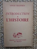 Introduction a l&#039;histoire - LOUIS HALPHEN