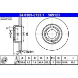 Disc frana ATE 24.0309-0123.1