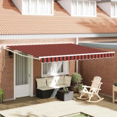Cortina Retractabilă galben și portocaliu 400 &times; 350 cm