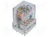 Releu electromagnetic, 24V DC, 10A, 4PDT, serie R15, RELPOL - R15-2014-23-1024-KLD foto