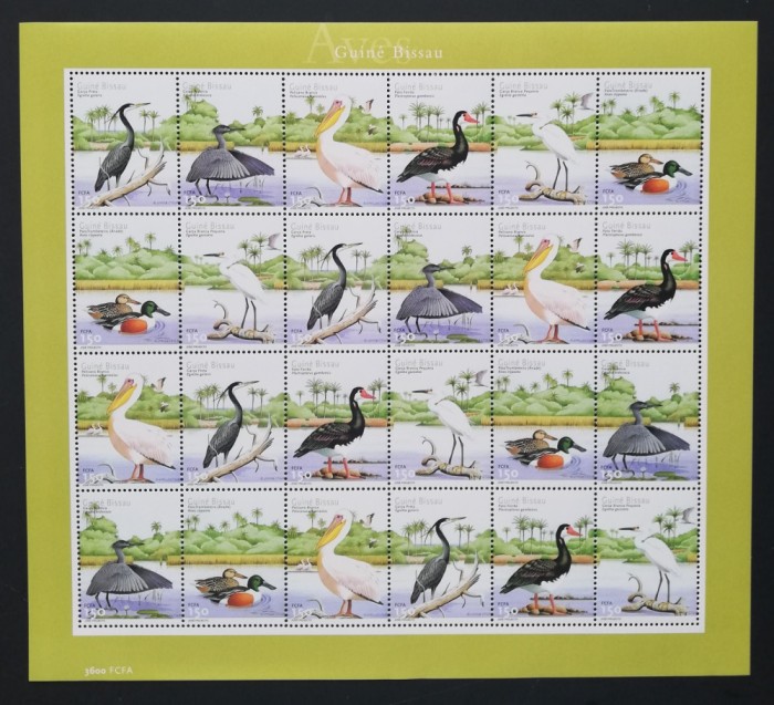 GUINEA BISSAU-PASARI DE APA-1 M/Sh.(4 X 6V)- NEOBLITERAT -G BIS 301A