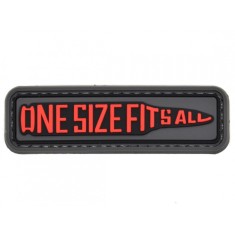 *Patch &quot;ONE SIZE FITS ALL&quot; 3D [JTG]