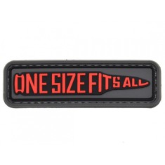 Patch &quot;ONE SIZE FITS ALL&quot; 3D [JTG]