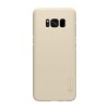 Husa samsung galaxy s8 nillkin frosted shield auriu + folie de protectie, Flippy
