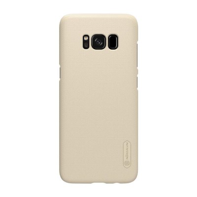 Husa samsung galaxy s8 nillkin frosted shield auriu + folie de protectie foto