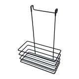 Cumpara ieftin Suport suspendat din metal pentru condimente, negru mat, SA001B, 240 x 110 x 335 mm