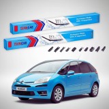 Cumpara ieftin Ștergătoare Citro&euml;n C4 Picasso Gen 1 (UD) MPV 2007-2008 | Set Față Flat Premium &ndash; TeamCar&reg;