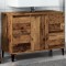 Gossi dulap de chiuveta, lemn vechi, 80x33x60 cm, lemn prelucrat