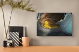 Tablou Canvas Abstract \"Culorile Timpului &icirc;n Tăr&acirc;mul Viselor\", 39 x 26 cm, CMCLASS