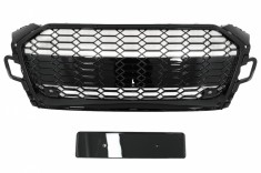 Grila centrala Audi A5 F5 Facelift (2019-Up) Racing Look Negru Lucios Performance AutoTuning foto