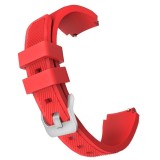 Curea silicon, compatibila Samsung Galaxy Watch3, 45mm, telescoape Quick Release, 22mm, Red