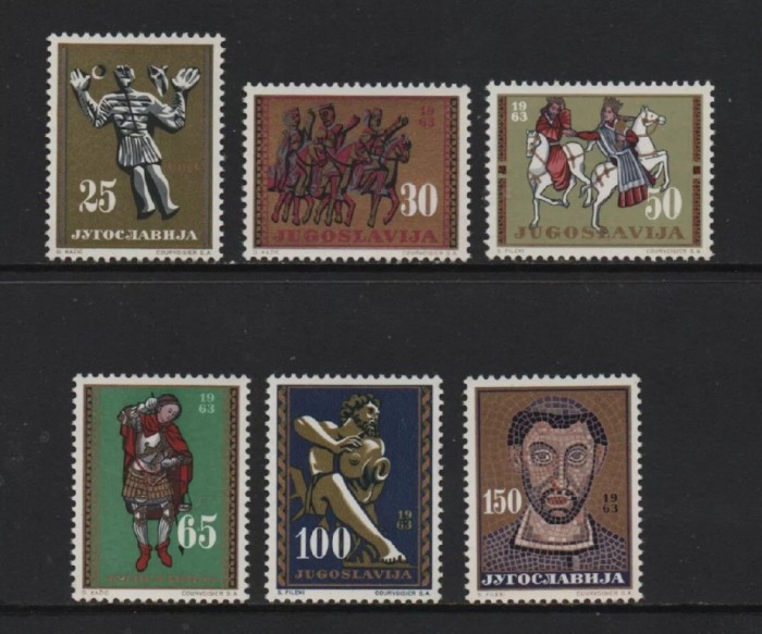Iugoslavia 1933 - Arta iugoslava, serie neuzata