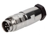 Conector M16 Mufă Tată Lipire 6 PIN 5A 300V Drept