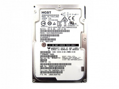 Hard disk server Hitachi HUC156045CSS204 450GB 15K RPM 128MB Cache 12.0Gbps SAS 2.5&amp;quot; foto