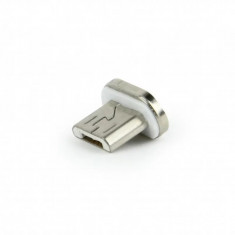 CAP MAGNETIC pt. cablu GEMBIRD USB 2.0 Micro-USB (T) alb CC-USB2-AMLM-mUM foto