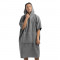 Poncho de baie unisex Homelevel, L-XL, Gri, Bumbac organic, 54881.19.20