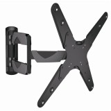 Cumpara ieftin Suport TV reglabil GoGEN L, diagonala 23&quot; la 55&quot; (60-140 cm), 35 Kg, VESA, rotire si inclinare, negru