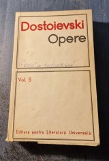 Dostoievski Opere vol. 5 Crima si pedeapsa