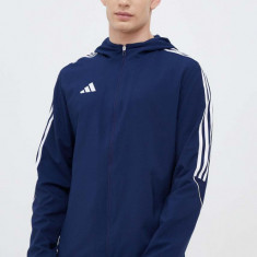 adidas Performance jacheta de antrenament Tiro 23 culoarea bleumarin, de tranziție HZ9067