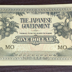 1 Dollar "Banana Money" - Malaezia aflată sub ocupația japoneză (1942-1945)