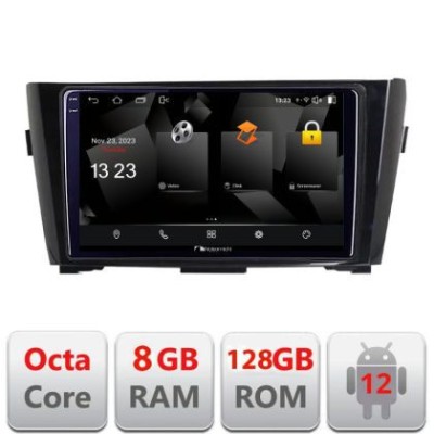 Navigatie Nissan Qashqai 5960Pro-353 Android Octa Core Qualcomm 2K Qled 8+128 DTS DSP 360 4G Optical CarStore Technology foto