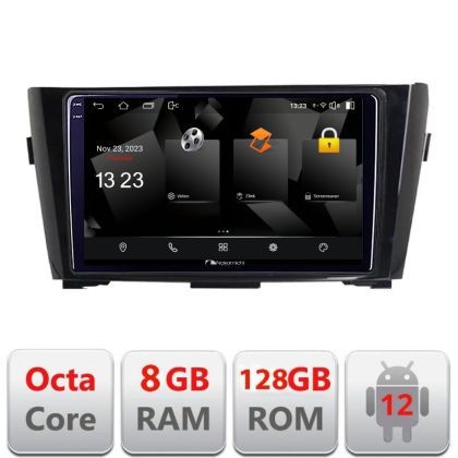 Navigatie Nissan Qashqai 5960Pro-353 Android Octa Core Qualcomm 2K Qled 8+128 DTS DSP 360 4G Optical CarStore Technology