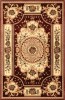 Covor Model Lotos 531-220, Marime 50 x 80 cm, Grena, Rosu, Inaltime Fir 8 mm, Antialergic, Polipropilena, Living, Dormitor, Sufragerie, Birou