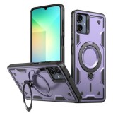 Husa military armour cu inel metalic, ALC MOBILE, compatibila cu Samsung Galaxy A06, Mov