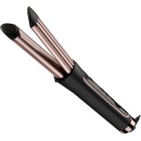 Ondulator BaByliss C112E Curl Syler Luxe, Functie aer rece, Invelis Ceramic, 36mm , 3 setari temperatura, 200&deg;C , Roz-Negru