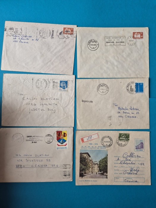 Diferite trimiteri postale, plicuri