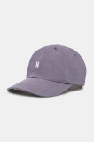 Norse Projects șapcă de baseball din bumbac Twill Sports Cap culoarea violet, cu imprimeu, N80.0001.6018