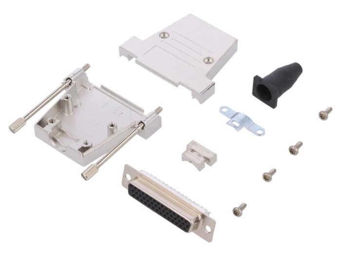 Conector D-Sub HD mamă 44P pe cablu