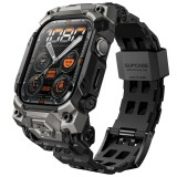 Husa pentru apple watch ultra / ultra 2 + curea - supcase unicorn beetle ore - black