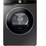 Uscator de rufe Samsung DV90T6240LX/S7, Pompa de caldura, 9 kg, Clasa A+++, AI Control, Quick Dry, Hygiene Care, Optimal Dry, Air Wash, Wifi, Inox
