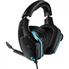 Casti gaming Logitech G635 RGB Lightsync, surround 7.1, multiplatforma, Negru foto