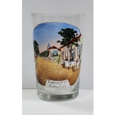 Techirghiol, Bulevardul, Pahar din sticla pictat manual, Perioada Interbelica