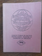 Conditii tehnice de calitate pentru doage, traverse CF, cherestea... / R3P3S