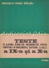 Teste Algebra, Geometrie, Trigonometrie - Admitere Invatamant Superior, Clasele IX-X - Mihaela-Dora Sacuiu, Porus M, 1993