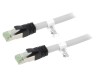Cablul Patch Cord S/FTP Cat 8 Goobay 3m 24AWG LSZH Gri