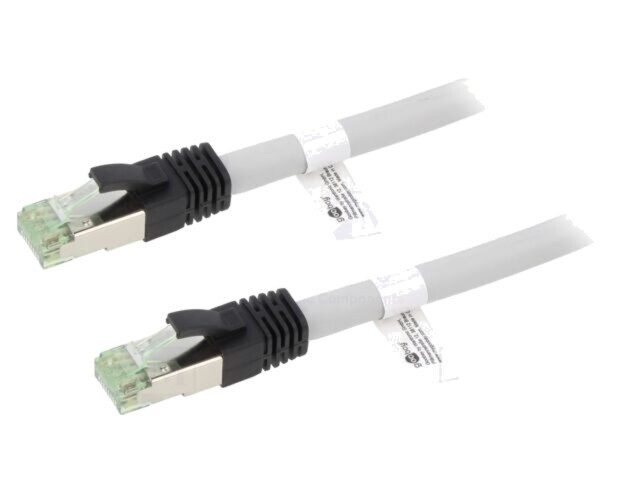 Cablul Patch Cord S/FTP Cat 8 Goobay 3m 24AWG LSZH Gri