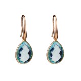 Cumpara ieftin Cercei Roua din cuarț albastru celest, or1894