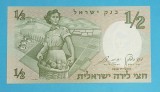 Israel (p#29) 1/2 Lirot 1958 UNC &#039;Pioneră&#039; serie: 645619