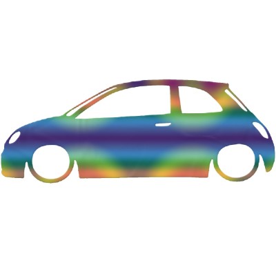 Sticker Auto , zFiat 2, , Autocolant Personalizat Rezistent foto